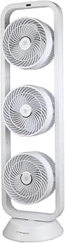 Westinghouse USA Triple Fan Tower | Oscillating Pedestal Fan with 3-Speed Settings, Remote Control Panel, White (UAE Version) on Amazon.ae - Price Tracker