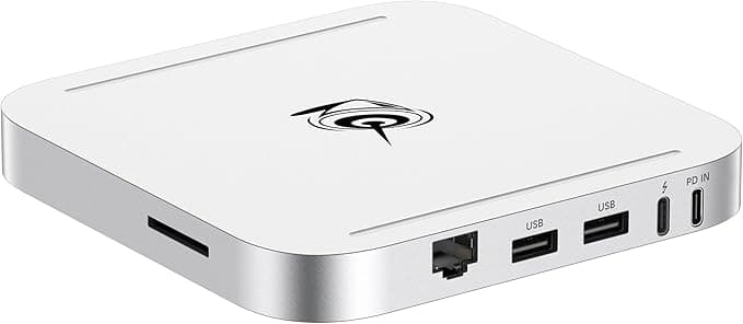 Beelink Mate SE-A 80Gbps USB-C Docking Station, Dual M.2 PCIex2 SSD Slot(16TB Max), USB-A3.0 * 2, 2.5G LAN*1, SD4.0 * 1, for SER8/SER9 PRO/Laptops/Desktop PC/Mini PC, Aluminum Alloy, Frost Silver on Amazon.ae - Price Tracker