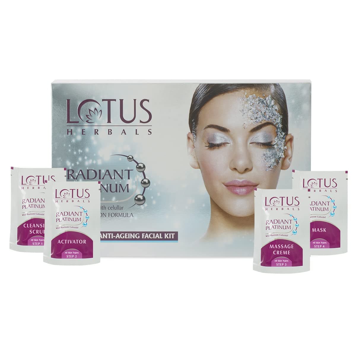 Lotus Herbals Radiant Platinum Facial Kit, 37G, Multi on Amazon.ae - Price Tracker