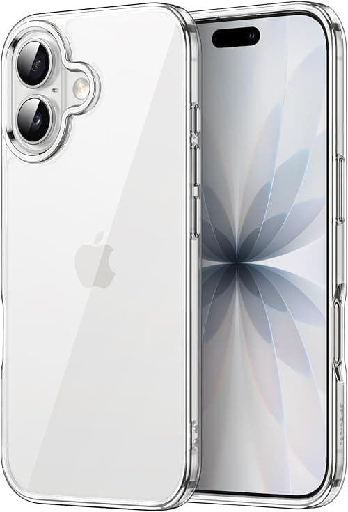 JETech Case for iPhone 17 6.3-Inch, Non-Yellowing Shockproof Phone Bumper Cover, Anti-Scratch Clear Back (Clear) على Amazon.ae - متتبع الأسعار
