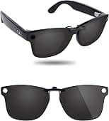 Fiskr Polarized Clip-On Sunglasses for Ray-Ban Meta Wayfarer RW4008 & Gen 2 RW4012 (Size 53-22) - UV Protection - Best Deal Finder