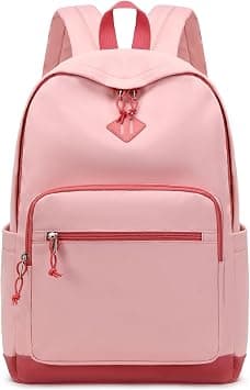 Mygreen Backpack for Teens Girls Middle High School Backpack Bookbag Casual Travel Daypack,Waterproof College Students Rucksack with Lightweight Work Bag - Pink on Amazon.ae - Price Tracker