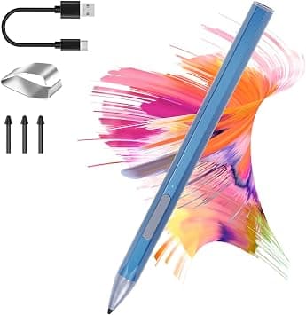 Stylus Pen for HP Envy X360 Pavilion X360 Specter X360 Spectre X2 Envy X2 Rechargeable MPP 2.0 Tilt Active Pen with 4096 Pressure Sensitivity, Palm Rejection, Magnetic Attachment Function, Blue - Amazon.ae Price Tracker
