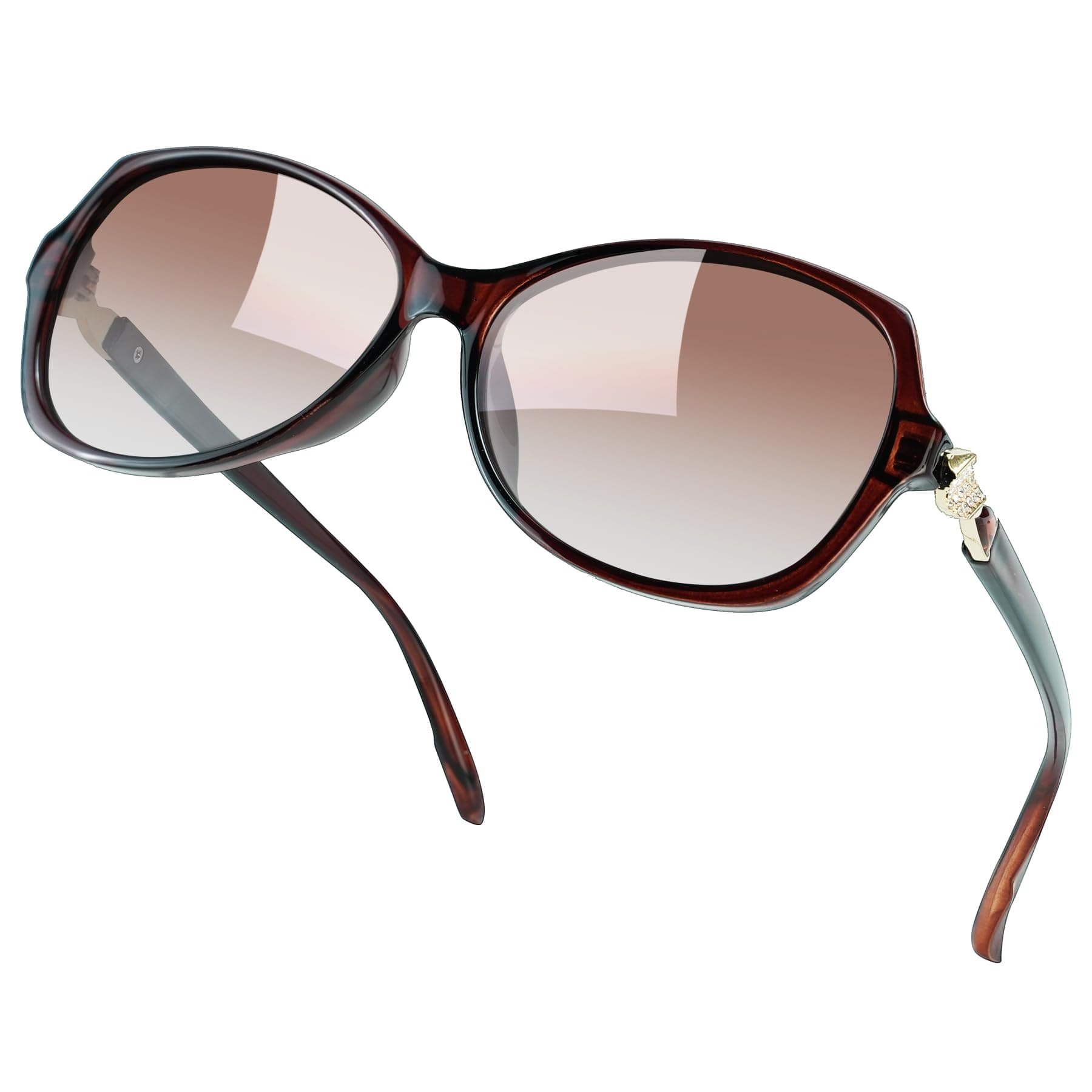 Rimerakea Polarized Sunglasses for Women UV400 Protection Trendy Rectangle Sun Glasses Outdoor Leisure Driving on Amazon.ae - Price Tracker