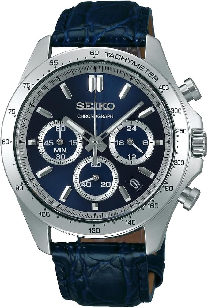Seiko Chronograph, 1/5 Second Chronograph with 24-Hour Hand, Quartz Wristwatch, Men's on Amazon.ae - Price Tracker