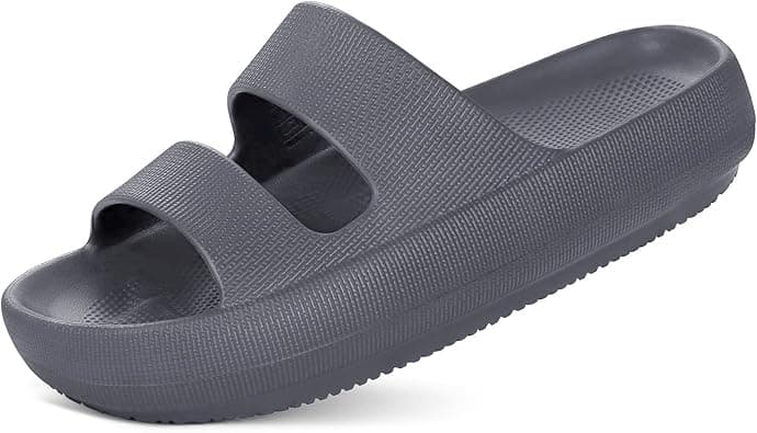 Shevalues Cloud Slides for Women with Arch Support Pillow Soft Slip on Sandals Lightweight Summer Slippers for Plantar on Amazon.ae - Price Tracker