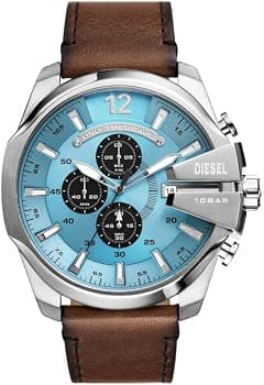 Diesel Men's Mega Chief Stainless Steel Chronograph Quartz Watch - Amazon.ae Price Tracker