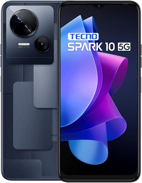 Tecno Spark 10 5G (Meta Black, 4GB RAM,64GB Storage)|8GB Expandable RAM | Ultra Clear 50MP Superior Rear Camera| Dimensity 6020 7nm Powerful 5G Processor on Amazon - Best Deal Finder