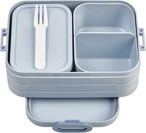 Mepal Bento Box Midi - with Bento Box - for 2 Sandwiches or 4 Slices of Bread - for Sandwiches, Small Snacks & Left Overs - Adults - Nordic Blue on Amazon.ae - Price Tracker