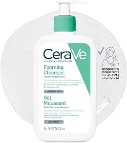 Cerave Foaming Cleanser for Normal to Oily Skin with Hyaluronic Acid - Best Deal Finder