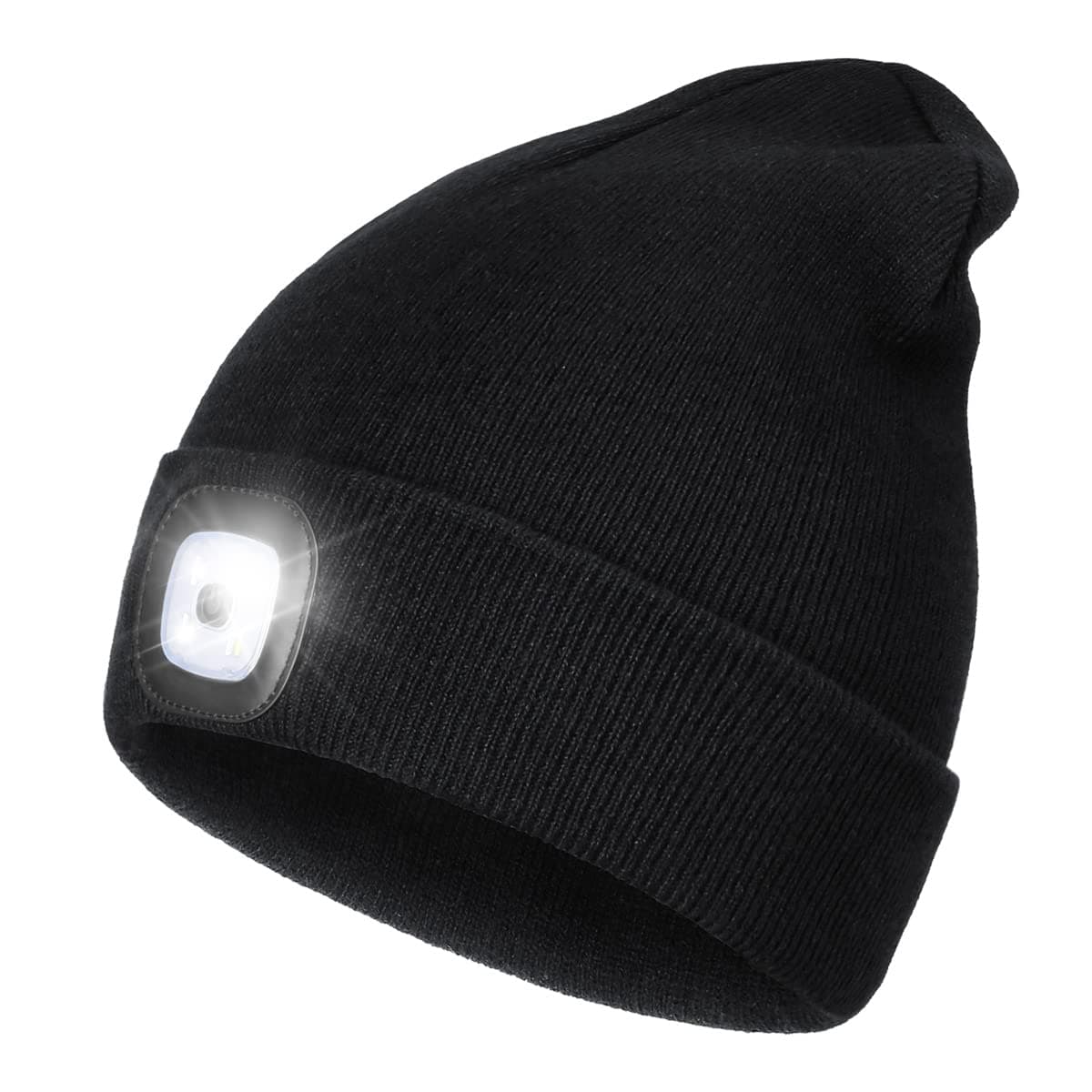 Rechargeable LED Lighted Beanie Hat, Perfect Dad Gifts in Christmas, Stocking Fillers Cap with Light Hands Free Head Torch Unisex Winter Warm Knit Beany… on Amazon.ae - Price Tracker
