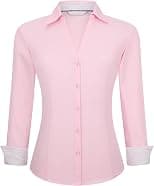 Alex Vando Womens Long Sleeve Button Down Shirt Women-03a - Best Deal Finder