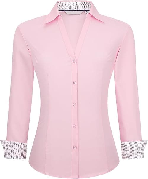 Alex Vando Womens Long Sleeve Button Down Shirt Women-03a on Amazon.ae - Price Tracker