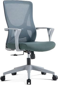 Office Chair, Ergonomic Office Chair Computer Desk Chairs with Lumbar Support Breathable Mesh Executive Swivel Chair,Grey on Amazon.ae - Price Tracker
