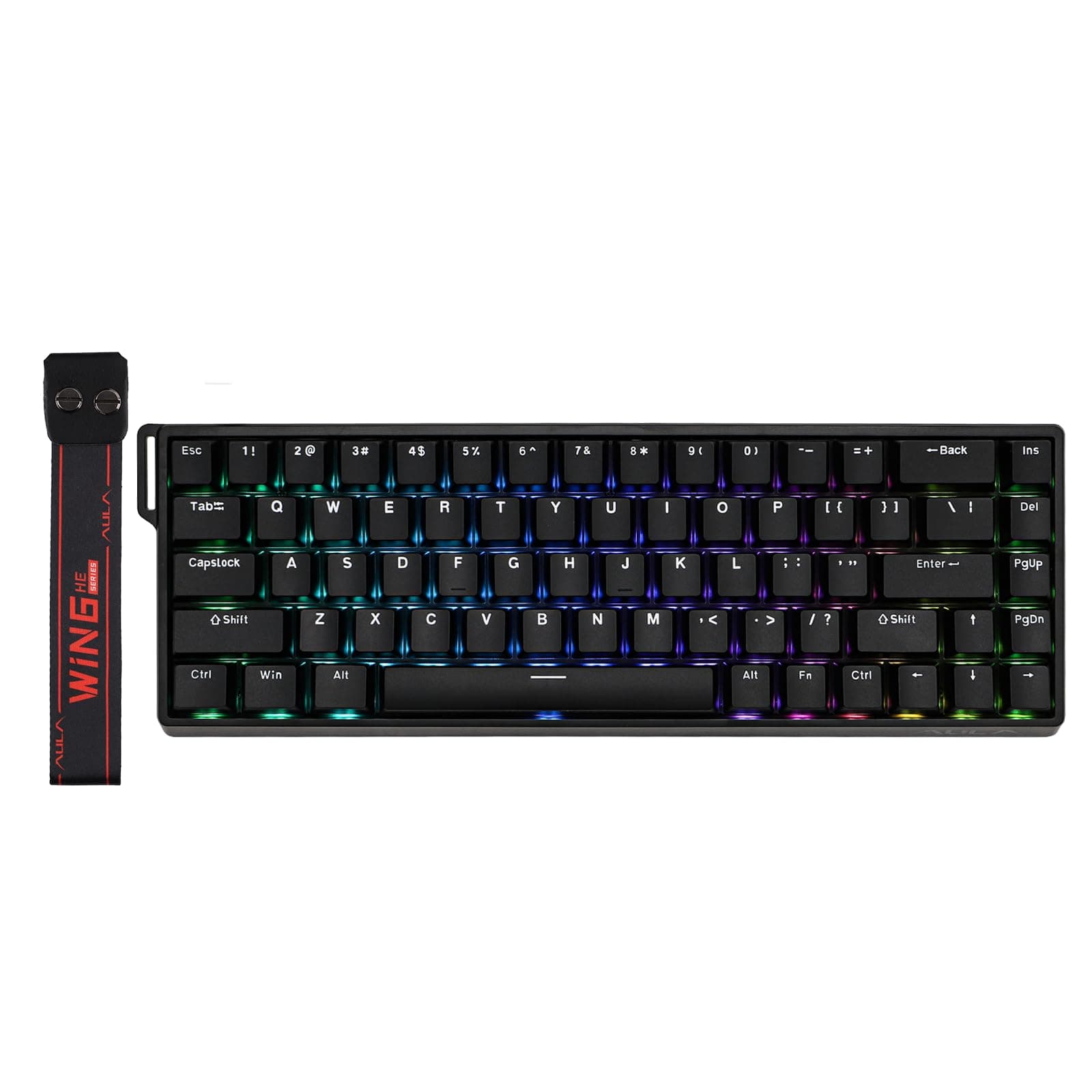 EPOMAKER AULA WIN68 HE Magnetic Keyboard with Adjustable Actuation, Hall Effect Keyboard with 0.3ms Latency, 65% Wired Compact Keyboard, 8000 Hz Polling Rate, Hot-Swap (Black) on Amazon.ae - Price Tracker