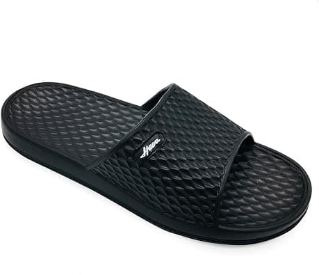 FUNKYMONKEY Men's Slippers Slip On Comfort Shower Sandals for Home Bathrooms على Amazon.ae - متتبع الأسعار