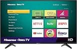 Hisense 32 Inch TV 4K FHD Smart TV, With Dolby Vision HDR, DTS Virtual X, YouTube, Netflix, Freeview Play & Alexa Built-in, Bluetooth & WiFi Black Model 32A4GTUK -1 Year Full Warranty. - متتبع أسعار Amazon.sa