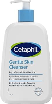 Cetaphil Gentle Skin Cleanser For Normal to Dry Sensitive Skin, Face & Body Wash, With Niacinamide & Glycerin, Unscented, Soap free and non foaming, For Men & Women 236ml - UAE Pack on Amazon.ae - Price Tracker
