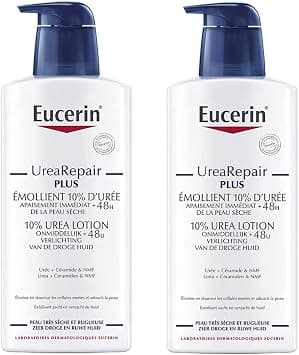 Eucerin UreaRepair Plus 10% Urea Emollient Lotion 2 x 400ml على Amazon.ae - متتبع الأسعار