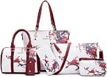 2E-youth womens Purses and Handbags Set tote handbag satchel shoulder bag purse - Best Deal Finder