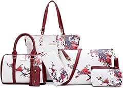 2E-youth womens Purses and Handbags Set tote handbag satchel shoulder bag purse - Amazon.ae Price Tracker