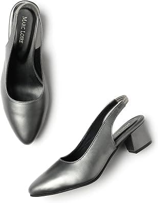 Marc Loire Women's Pointed Toe Block Heel Pumps for Office, Party and Formal Occasions on Amazon.ae - Price Tracker