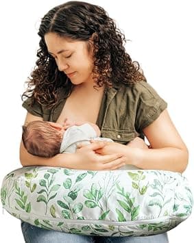 Boppy New Nursing Pillow – Green Sage Leaf – Larger, More Supportive Pillow for Breastfeeding & Bottle Feeding – Firmer Fill, Higher Lift, Larger Area Than Original Nursing Pillow on Amazon.ae - Price Tracker