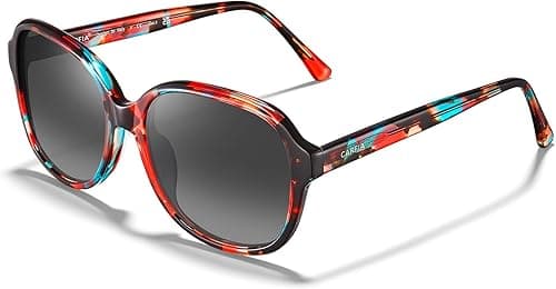 CARFIA Acetate Polarized Sunglasses for Women UV Protection Retro Trendy Big Sunnies CA2024 on Amazon.ae - Price Tracker
