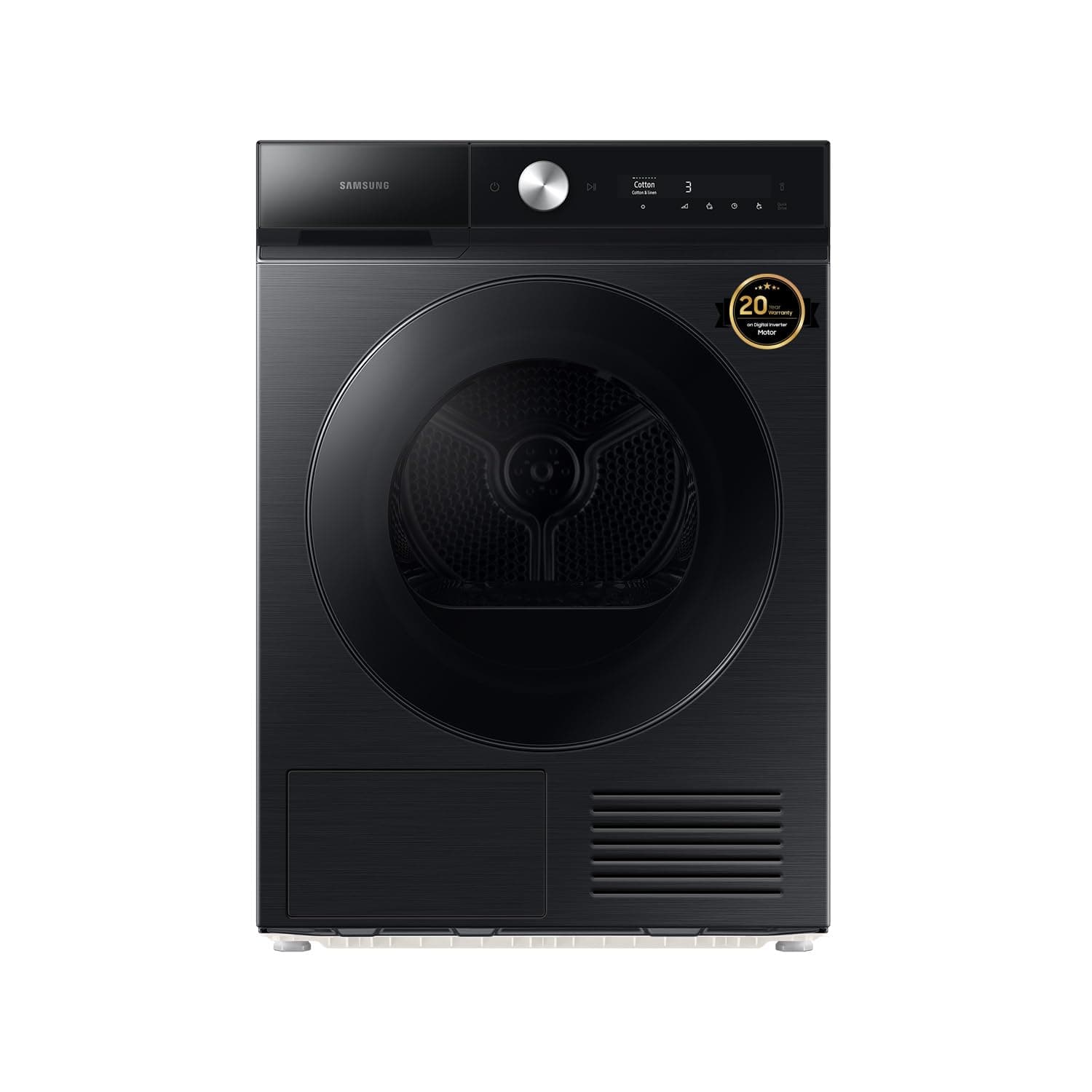 Samsung Dryer, Black 9kg, with A+++ Energy Efficiency, QuickDrive, AI Dry, DV90BB9440GBGU, 20 Year Warranty on Digital Inverter Motor (UAE version) on Amazon.ae - Price Tracker