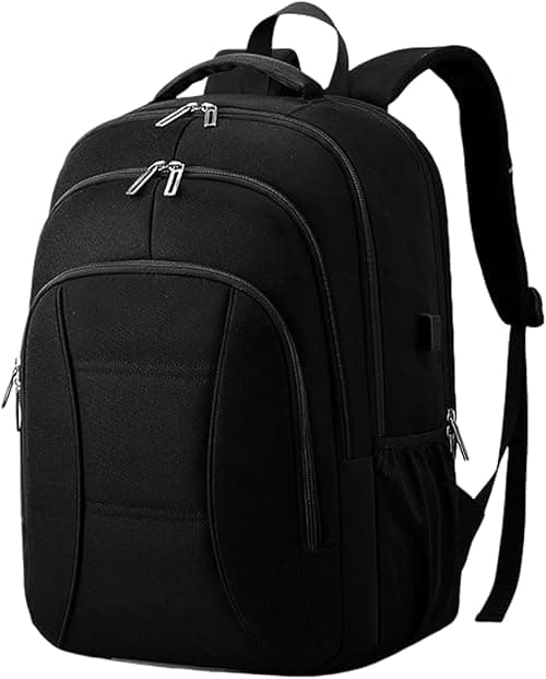 Large Laptop Backpack 15.6 Inch, Business Backpack School Backpack Notebook Bag Laptop Bag for Men Women Boy Teenager Leisure Work Travel Backpack, Black على Amazon.ae - متتبع الأسعار