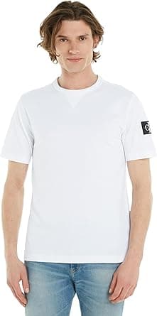 Calvin Klein Jeans Men's Badge Regular Tee S/S Knit Tops on Amazon.ae - Price Tracker