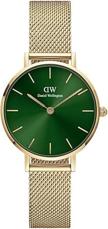 Daniel Wellington Analog Women's Watch (Green Dial Gold Colored Strap) on Amazon.ae - Price Tracker