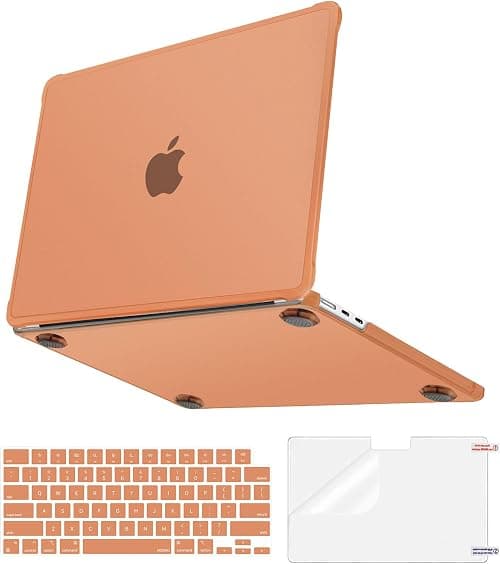 MOSISO Anti-Crack Case Compatible with MacBook Air 13 inch, Cosmic Orange on Amazon.ae - Price Tracker