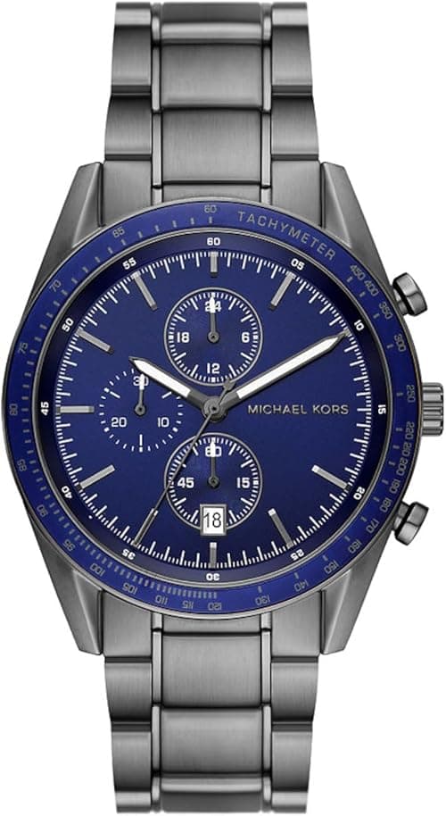 Michael Kors Watch For Men, Lennox Chronograph Movement, Stainless Steel Watch With a 41mm Case Size on Amazon.ae - Price Tracker