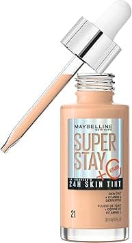Maybelline New York Super Stay up to 24H Skin Tint Foundation + Vitamin C* - Shade 21, 30 ml (Pack of 1), 130 ccm on Amazon.ae - Price Tracker