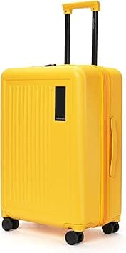 MOKOBARA The Transit Wave - Check-in Luggage | Medium 64 cm Yellow Polycarbonate 8 Wheel Trolley Hardsided Suitcase with Built in TSA Lock Travel Suitcase (Summer) on Amazon.ae - Price Tracker