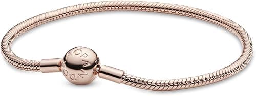 Pandora Icons SchlangenkettenArmband, 14karätig Roségoldvergoldet على Amazon.sa - متتبع الأسعار