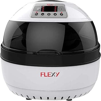 FLEXY® 10L 1300W Air Fryer With Viewing Window, Stainless Steel, Triple Power Cooking, and Non-Stick Coating for Healthy Cooking on Amazon.ae - Price Tracker