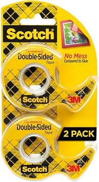 Scotch Double Sided Tape, Permanent Glue Alternative for Scrapbooking, Crafts, and Gift Wrapping, 1/2 in. x 400 in., 2 Dispensers - Amazon.ae Price Tracker