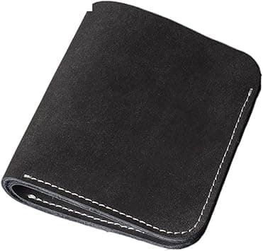 Minimalist Handmade Genuine Leather Wallet Men Bifold 4 Card Holder Leather Wallet for Men Slim Small Wallet Genuine Leather Card Wallets For Women, (Color : Hortel�) on Amazon.ae - Price Tracker