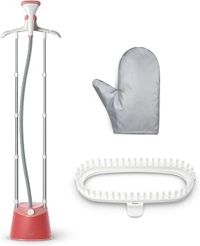 Philips Garment Steamer 1000 Series - 1800W, 1.8L Detachable Tank, 3 Steam Setting, 36 g/min, Soft Red - STE1020/46 on Amazon.ae - Price Tracker