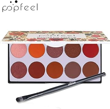 10 Colors Eye Shadow Disc Natural Easy Wearing Waterproof Metal Color Shimmer Matte Eyeshadow Palette Eye Makeup Accessories Charming Colorful Cosmetic on Amazon.ae - Price Tracker
