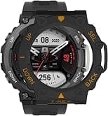 بانجي غطاء حماية متوافق مع ساعة امازفيت تي-ريكس 2، غطاء واقي متين مضاد للصدمات من البولي يوريثين الحراري، اكسسوارات لساعة امازفيت تي ريكس 2 الذكية (اسود وذهبي) - دليلك لأفضل العروض
