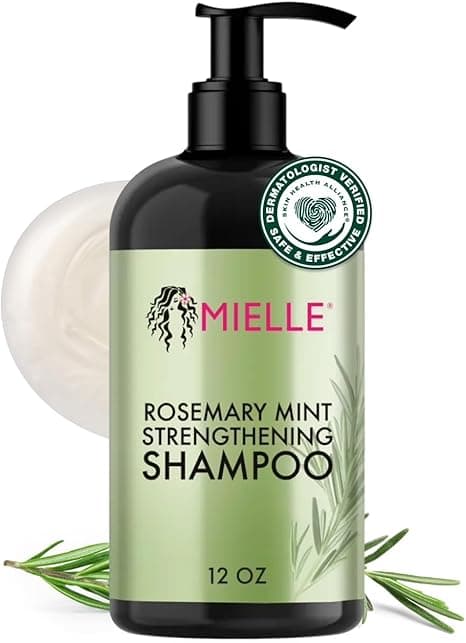Mielle Organics Rosemary Mint Strengthening Shampoo Infused with Biotin, Cleanses and Helps Strengthen Weak and Brittle Hair, 12 Ounces on Amazon.ae - Price Tracker