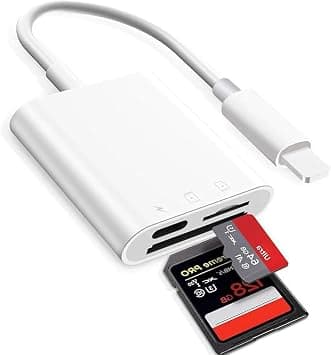 NALACAL SD Card Reader for iPhone/iPad - Micro SD Card Adapter, Trail Camera Viewer, Plug and Play, Supports up to 512GB on Amazon.ae - Price Tracker