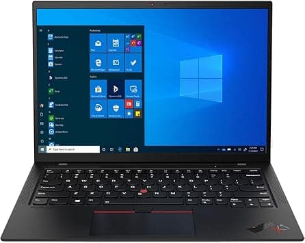 Latest Lenovo ThinkPad X1 Carbon Gen 9 14" FHD+ Ultrabook, 11th gen i7-1185G7, 32 GB DDR4,512 GB SSD, Intel Iris Xe Graphics, Fingerprint Reader, Win 10 Pro (20XW00A8US), Black (Renewed) على Amazon.ae - متتبع الأسعار