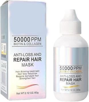 Collagen Hair Mask Biotin Loss Straightening Cream Smoothing Keratin Repair Treatment Magic Hair Care Products on Amazon.ae - Price Tracker