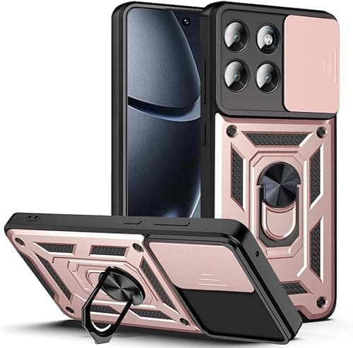 Case for Motorola Moto G67/Moto G77 5G, Cover Protective Bumper with Lens Shell, Shockproof Protective Case with 360° Magnetic Holder. Rose gold on Amazon.ae - Price Tracker