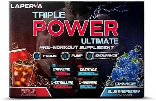 Laperva Triple Power Ultimate Pre-Workout Supplement, Oxyice Edition, Energy & Focus Support, Workout Performance Formula, Refreshing Flavor, 30 Servings - Amazon.ae Price Tracker