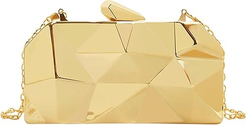 Reberomantic womens Lattice Pattern Metal Evening Clutch Purse evening handbag على Amazon.ae - متتبع الأسعار